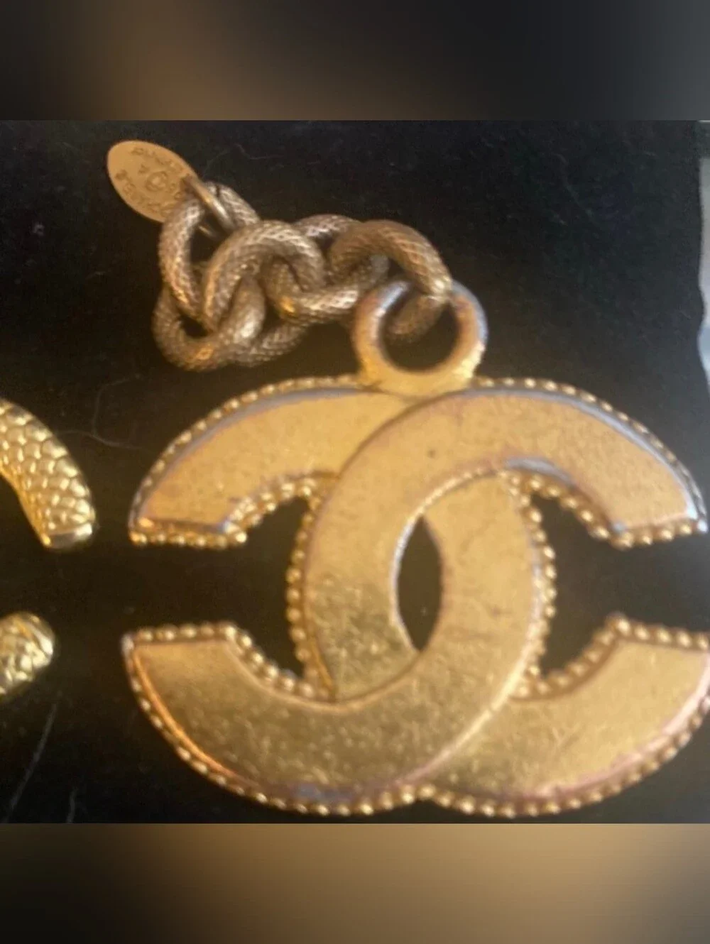 Vintage Chanel Key Ring